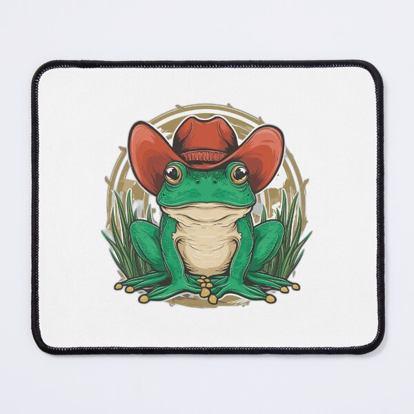 Item preview, Frog with a cowboy hat designed and sold by onicaras.