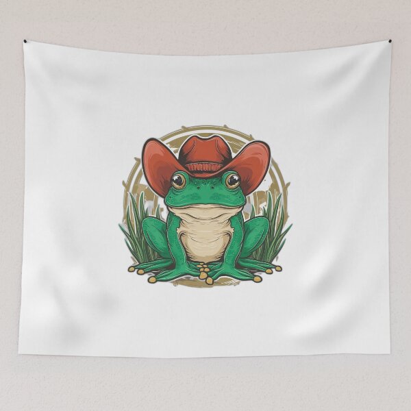 Item preview, Frog with a cowboy hat  designed and sold by onicaras.