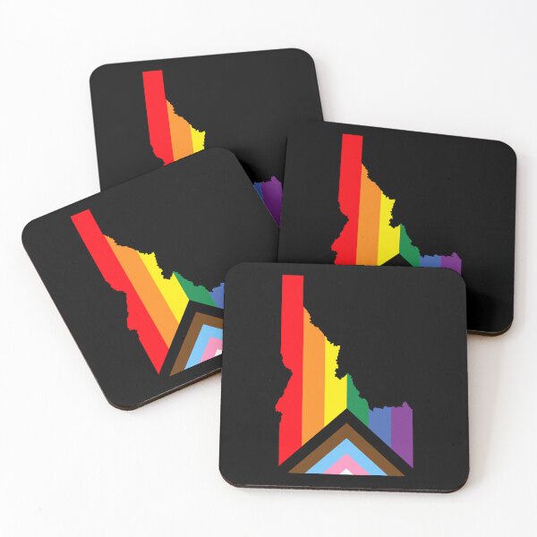 Item preview, Idaho Progress Pride Flag - LGBTQ Rainbow Flag designed and sold by shaggylocks.
