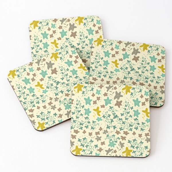 Item preview, Wall of flowers - light gold designed and sold by SerahO.