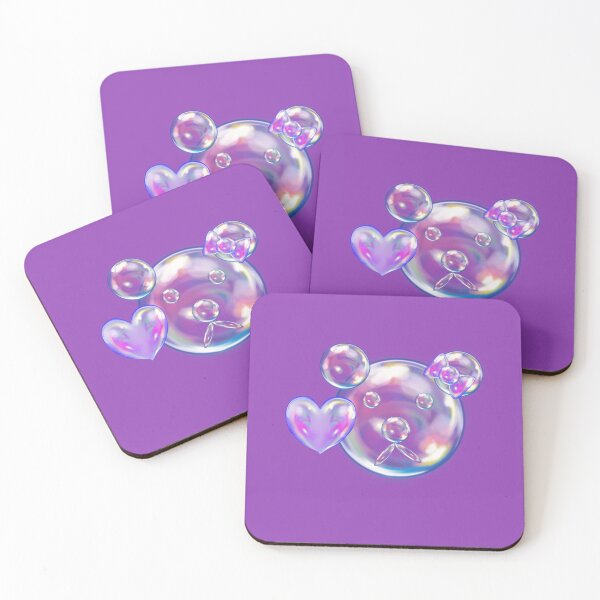 Item preview, bubble ribon Bear with love heart designed and sold by Eastspacebubble.