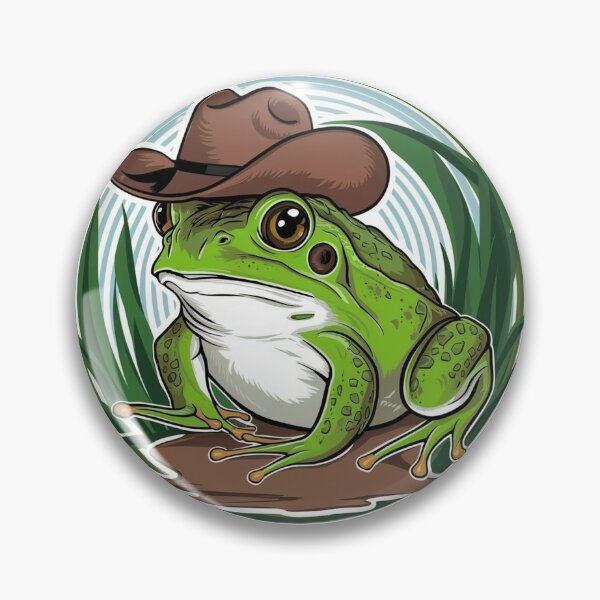 Item preview, Frog with a cowboy hat  designed and sold by onicaras.