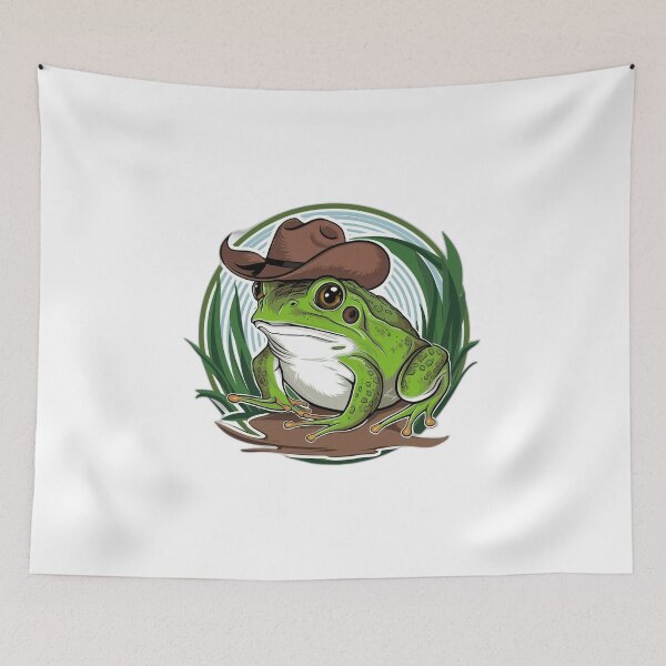 Item preview, Frog with a cowboy hat  designed and sold by onicaras.