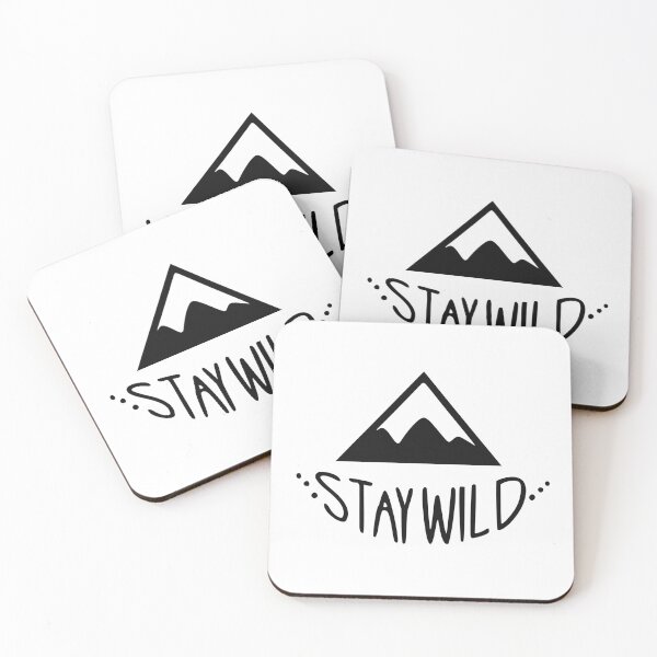 Item preview, Mountains with slogan "Stay Wild" designed and sold by LongIslandDesgn.