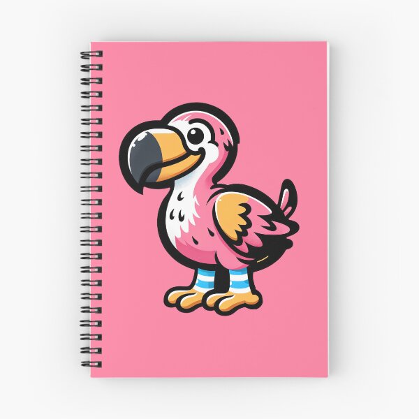 Aperçu de l'œuvre Art animalier de dessin animé d'oiseau Dodo mignon créée et vendue par GreenSlate.