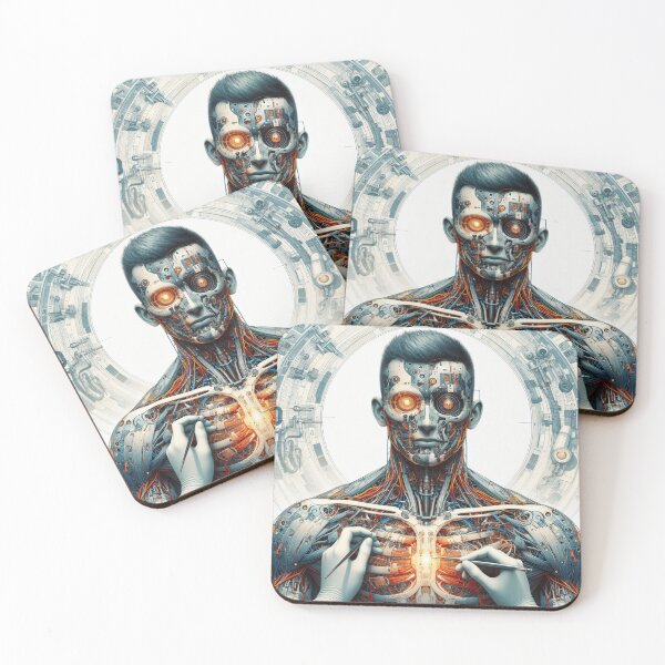 Item preview, Cybernetic Symphony: The Art of Human Mechanics designed and sold by PrayMerch.