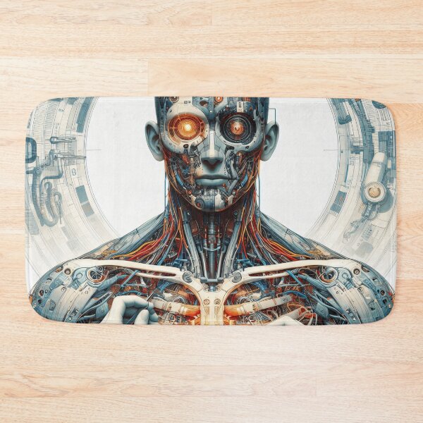 Item preview, Cybernetic Symphony: The Art of Human Mechanics designed and sold by PrayMerch.
