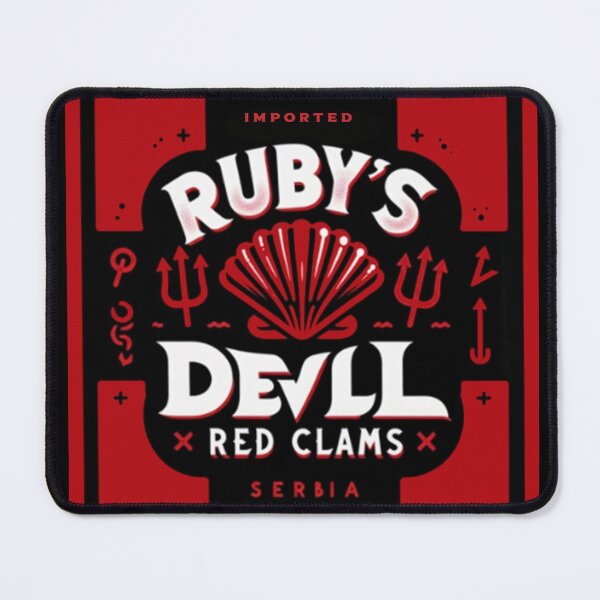 Item preview, Ruby's Imported Devil Red Clams  designed and sold by Corinne Alexa Jackson.