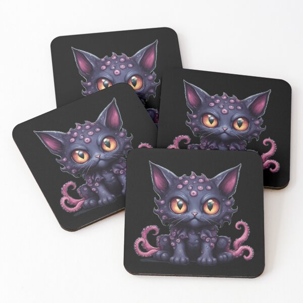 Item preview, Cute Cathulhu, Lovecraft Cat, Tentacles, Kawaii Horror designed and sold by Burn-Ego.