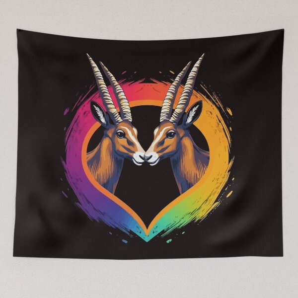 Item preview, Antelope Valentine designed and sold by creativellashop.