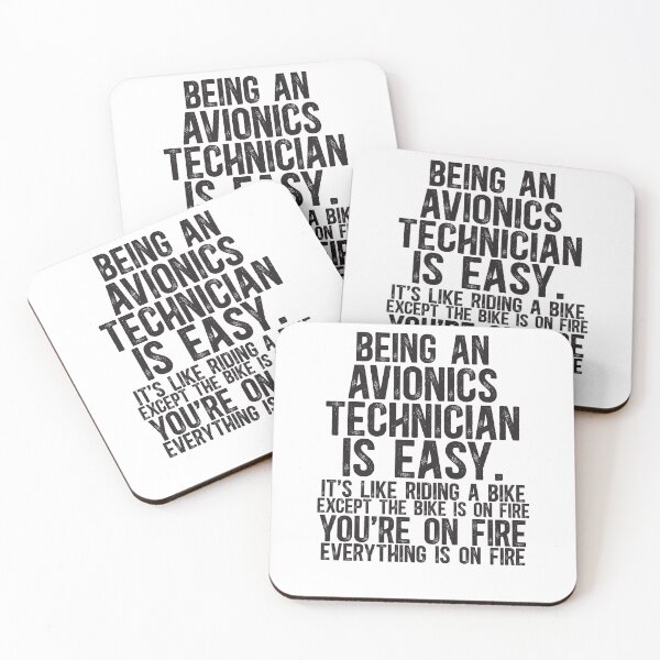Item preview, Being An Avionics Technician Is Easy It is Like Riding A Bike Except the Bike is on Fire designed and sold by TeesYouWant.