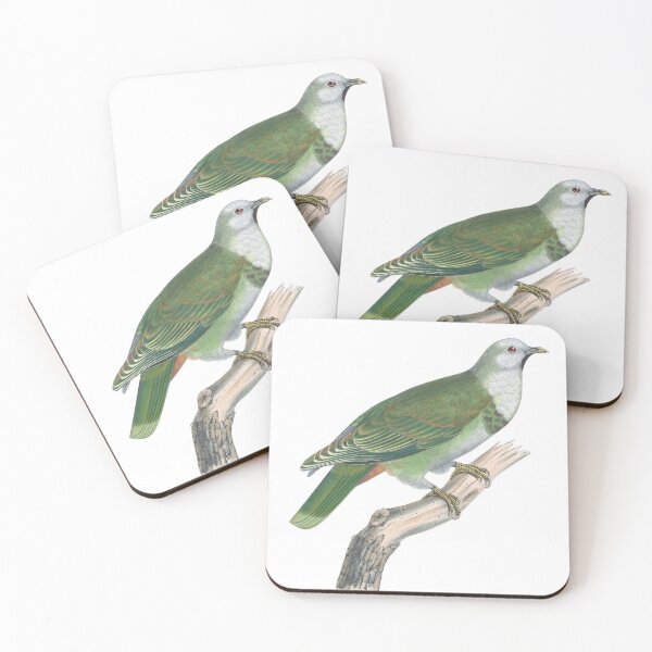 Item preview, Trerolaema Leclancheri Vintage Dove Color Lithograph designed and sold by ElegantTeaTime.