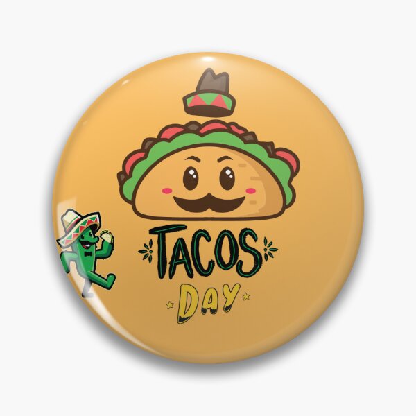 Artikelvorschau, Tacos-Tag im Happy Style entworfen und verkauft von SheGoingUP.