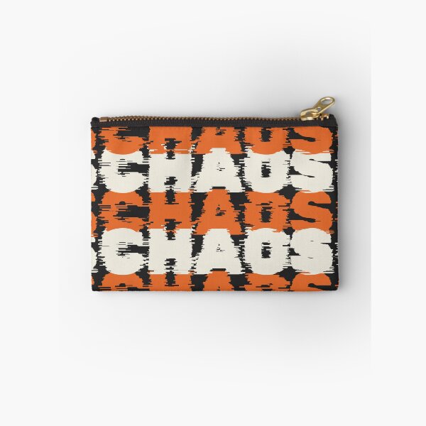 Item preview, Chaos Chaos Chaos - Orange Black designed and sold by olivepopprints.