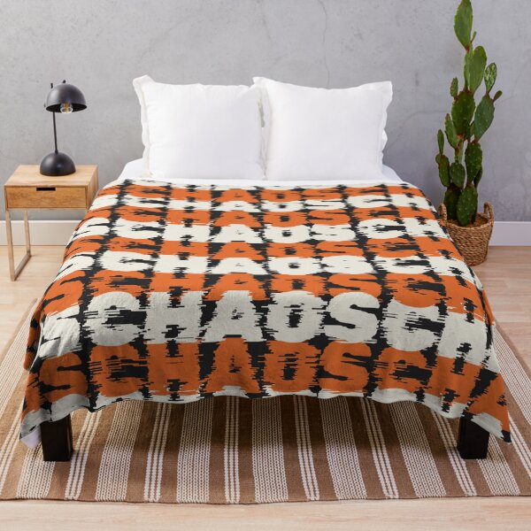 Item preview, Chaos Chaos Chaos - Orange Black designed and sold by olivepopprints.