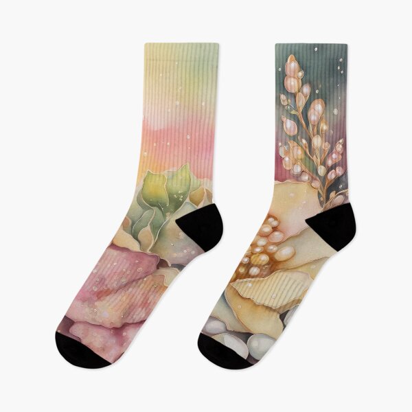 Item preview, Simple Fantasy Flowers in Sunrise designed and sold by CalmnessbyChoice.