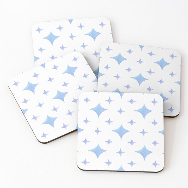 Item preview, Celestial Harmony: Blue star and white circles design designed and sold by Lessonsprint.