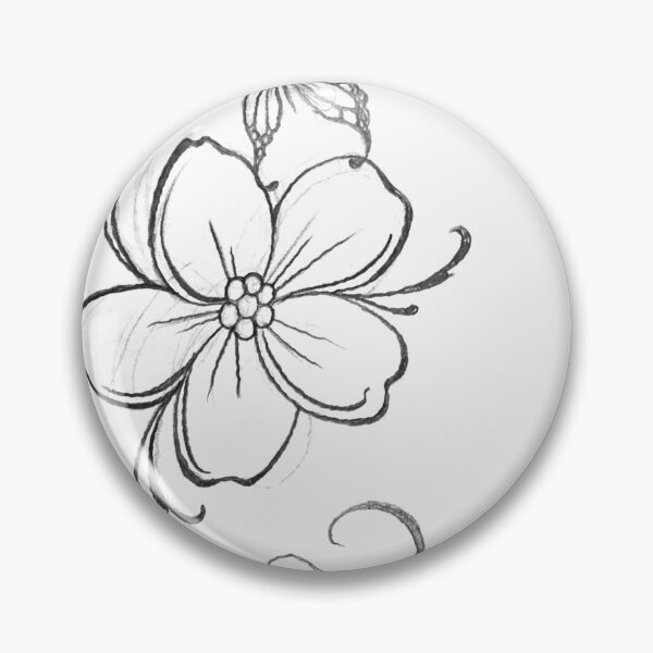 Item preview, Floral Tattoo Stencil designed and sold by MatrixTattoo.