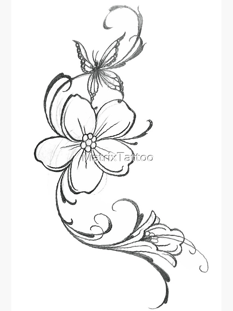 Floral Tattoo Stencil page-3-simple-tattoo-stencils-images-free-download-on-freepik