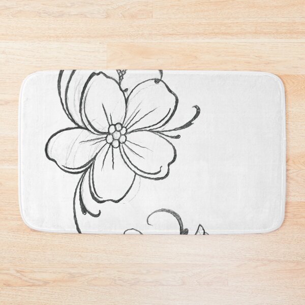 Item preview, Floral Tattoo Stencil designed and sold by MatrixTattoo.