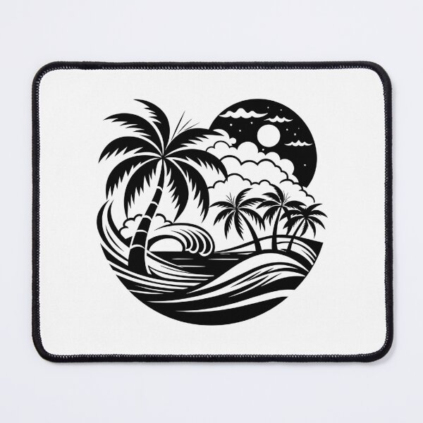 Item preview, monochromatic tropical scene designed and sold by jkrphoto.