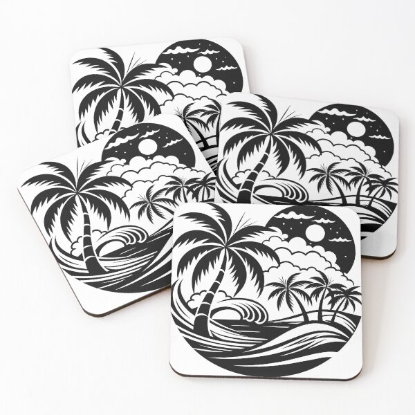 Item preview, monochromatic tropical scene designed and sold by jkrphoto.