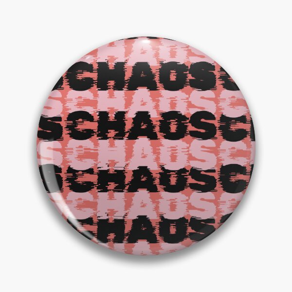 Item preview, Chaos Chaos Chaos - Pink Black designed and sold by olivepopprints.