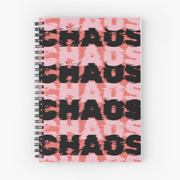 Item preview, Chaos Chaos Chaos - Pink Black designed and sold by olivepopprints.