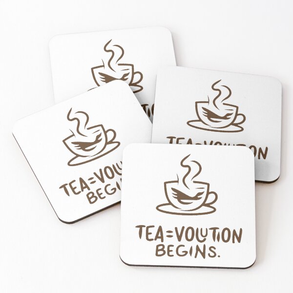 Item preview, Tea-Volution Begins: Minimalist Cup Design in Dark Brown I Tea Collection by HahaHandlesHub designed and sold by HahaHandlesHub.