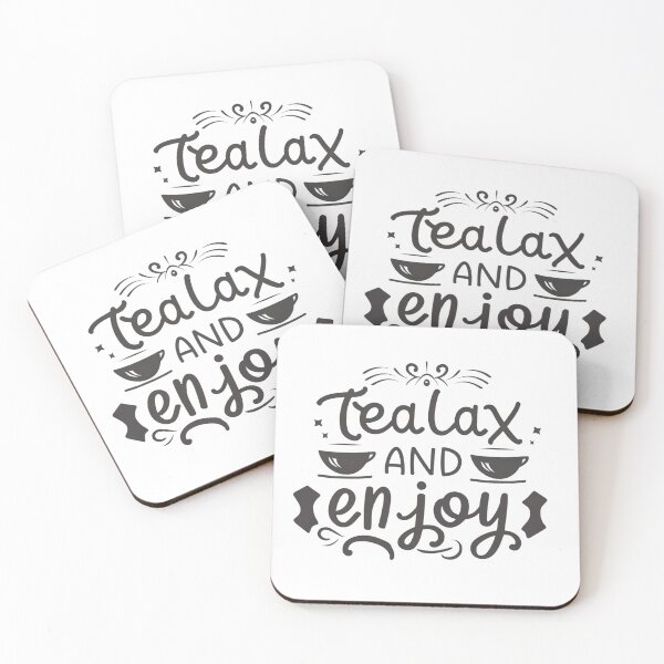 Item preview, Tealax and Enjoy: Minimalist Tea Design with Cups and Teapot I Tea Collection by HahaHandlesHub designed and sold by HahaHandlesHub.