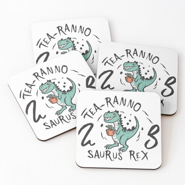Item preview, Tea-Ranno-Saurus Rex: Stylish Whimsical Design with Dino Illustration I Tea Collection by HahaHandlesHub designed and sold by HahaHandlesHub.