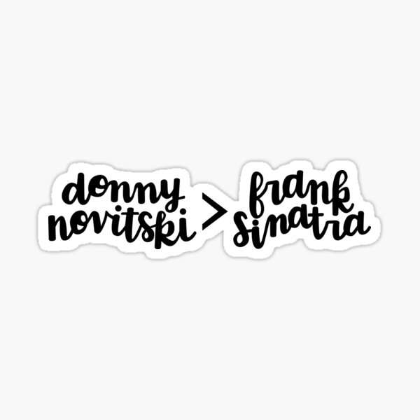 Donny Novitski > Frank Sinatra Sticker