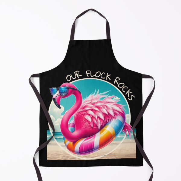 Item preview,  Our flock rocks flamingo  designed and sold by MilkyForest.