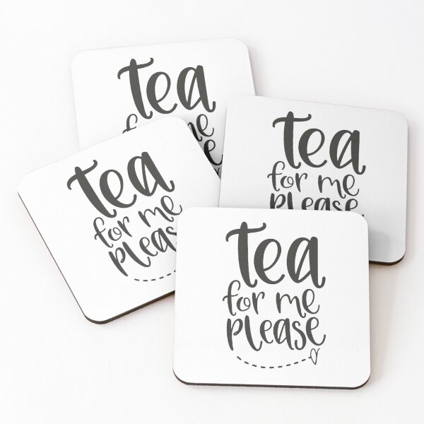 Item preview, Tea for Me Please: Minimalist Message Typography Heart I Tea Collection by HahaHandlesHub designed and sold by HahaHandlesHub.