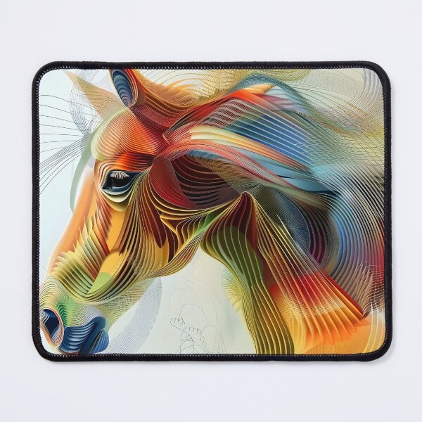 Item preview, Mesmerizing multicolor horse abstract designed and sold by dcrc.