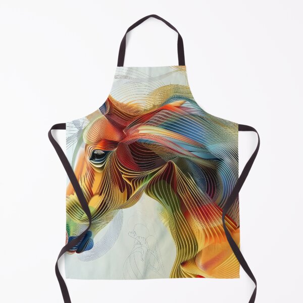 Item preview, Mesmerizing multicolor horse abstract designed and sold by dcrc.