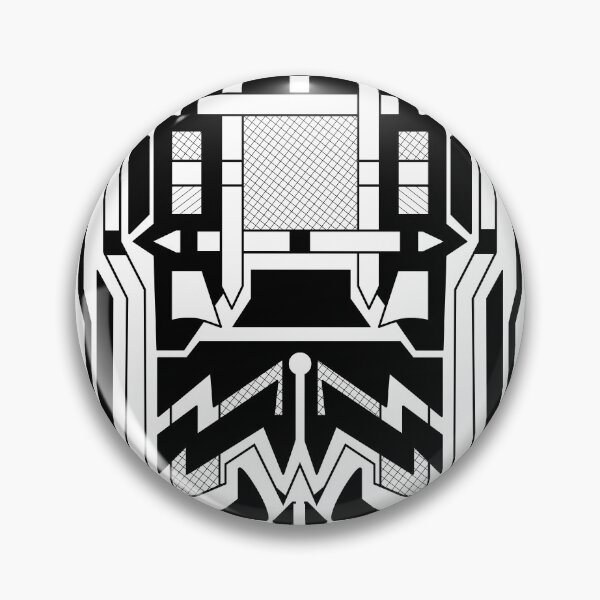 Item preview, Monolito geométrico abstracto en blanco y negro designed and sold by RML Art Studios.