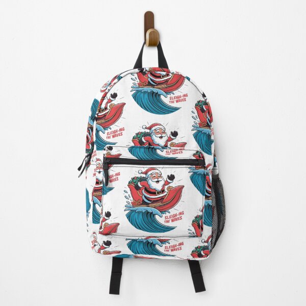 Item preview, Surfing Santa Sleighing the Waves happy summer Christmas designed and sold by Taans-Creation.