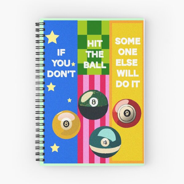 Item preview, colorful cool billiard ball design with stars designed and sold by Nartvel.