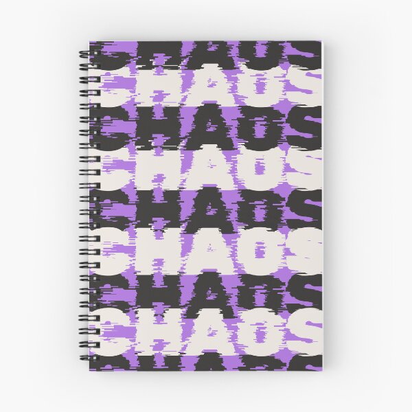 Item preview, Chaos Chaos Chaos - Purple Black designed and sold by olivepopprints.