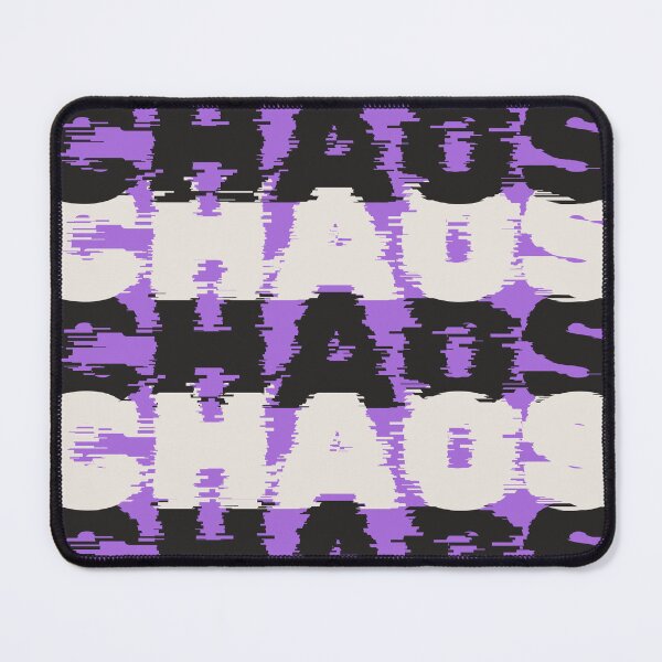 Item preview, Chaos Chaos Chaos - Purple Black designed and sold by olivepopprints.