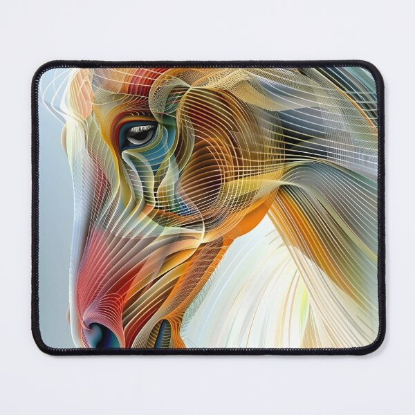 Item preview, Mesmerizing multicolor horse abstract designed and sold by dcrc.