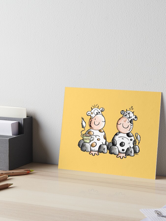 caffeine-and-caffeine-free-cows-coffee-comic-morning-art-board-print-for-sale-by-modartis-redbubble for C Is For Caffeine Free Printable Caffeine and Caffeine-free cows - Coffee - Comic - Morning
