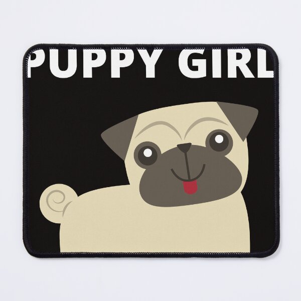 Item preview, PUPPY GIRL, LUV OF DOGS (PUG) designed and sold by Highhocreations.
