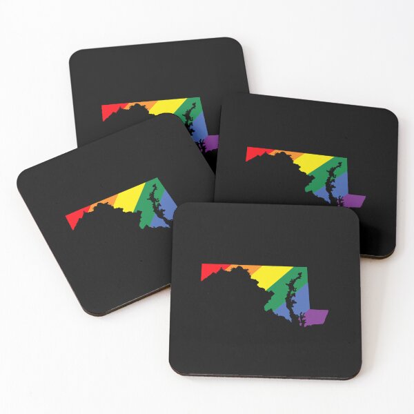 Item preview, Maryland Pride Flag - LGBTQ Rainbow Flag designed and sold by shaggylocks.