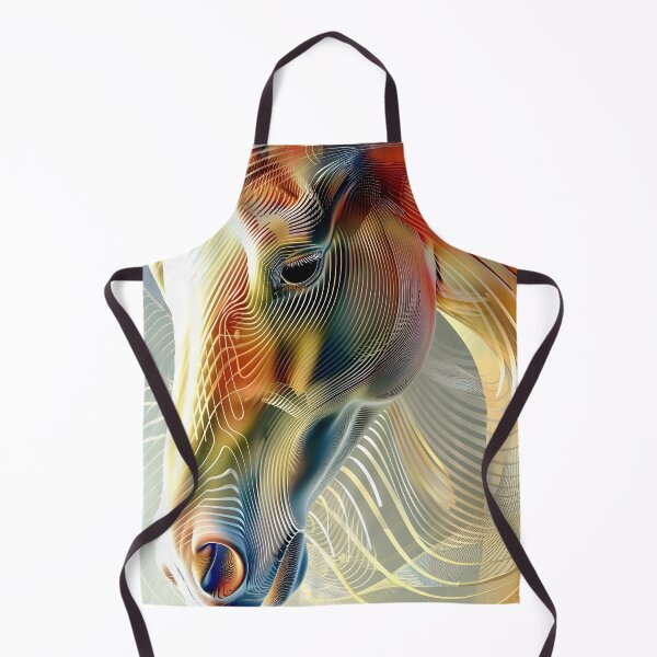 Item preview, mesmerizing multicolor horse abstract designed and sold by dcrc.