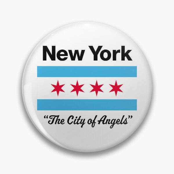 Item preview, Confused Cities #1: New York, the City of Angels, with Chicago Flag designed and sold by Joel Bass.