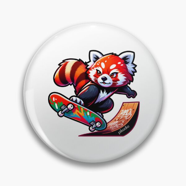 Item preview, Red Panda Skate designed and sold by Pikadio.