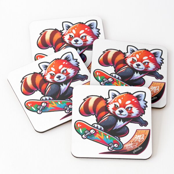 Item preview, Red Panda Skate designed and sold by Pikadio.