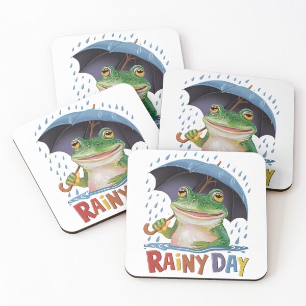 Item preview, Rainy Day - Frog with Umrella designed and sold by vk09.